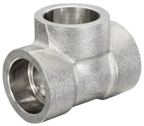 Smith Cooper 3000# Forged 316 Stainless Steel 1/4 in. Tee Fitting - Socket Weld - Fig. S5036T