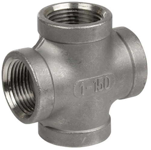 Smith Cooper Cast 150# Stainless Steel 3/8 in. Cross Fitting - Threaded - Fig. S3116X