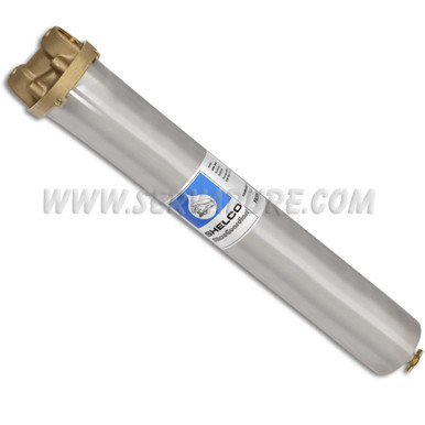 Shelco RHB-804A, 20'' Forged Brass Head w/ SS Sump Filter Housings, 1/2'' In/Out