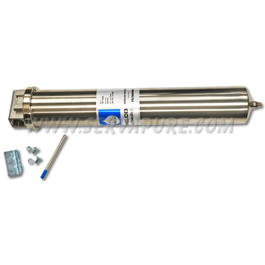 Shelco RHS-808A, 20'' 316 Stainless Steel Filter Housing, 1'' In/Out
