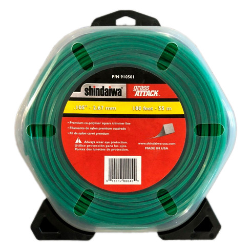 Shindaiwa 910501 .105 1 Lb Grass Attack Square Green Trimmer Line (Original OEM part)