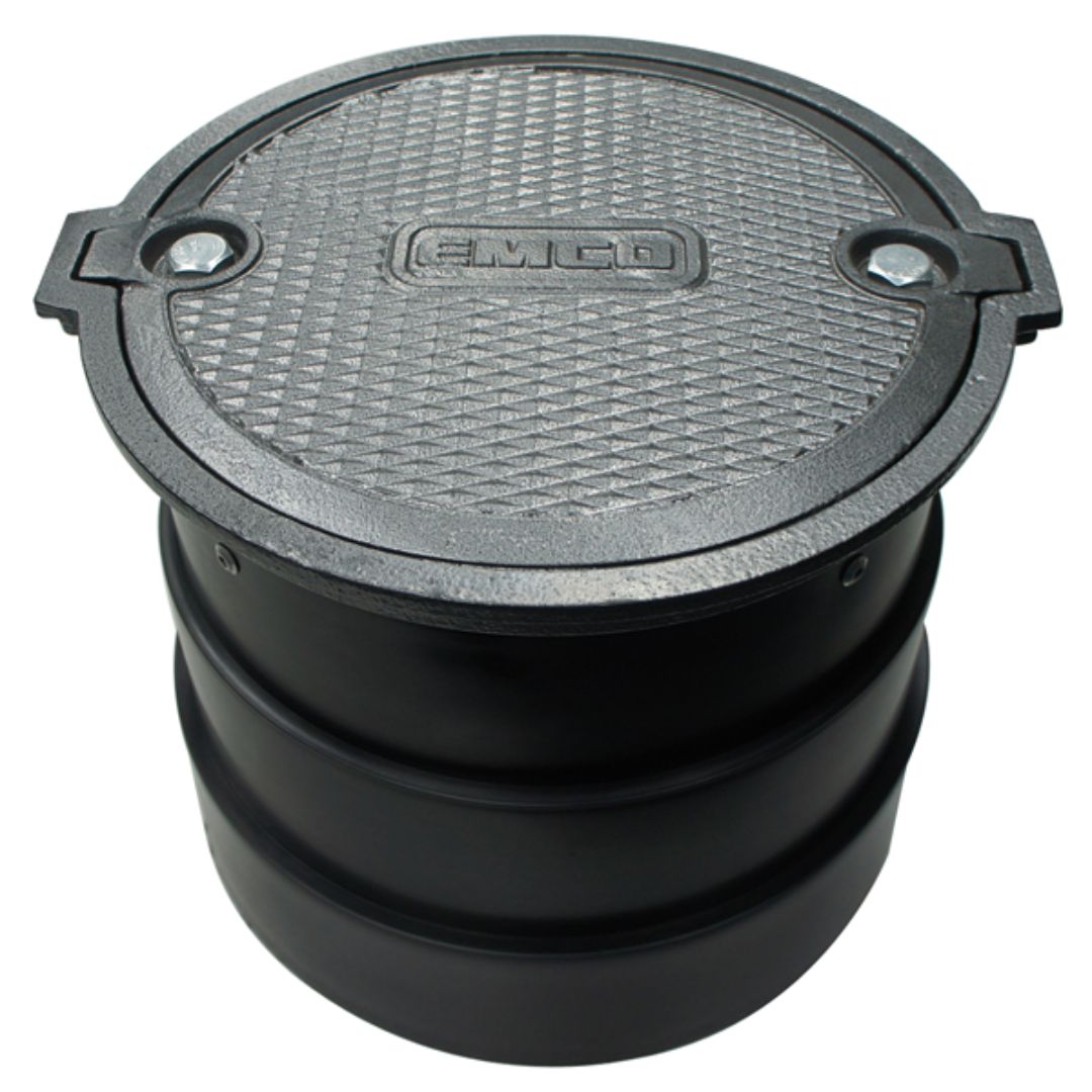 12 Inch x 12 Inch Round Manhole, Bolt Down/WR Lid, Poly Skirt - A0717-022B