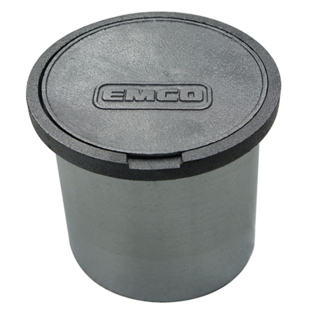 8 Inch x 12 Inch Round Manhole, Lay-In Lid, Poly Skirt - A0717-008