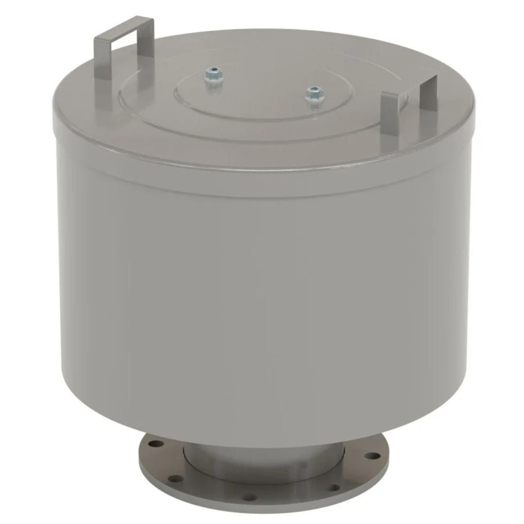 Solberg Filter Silencer With Standard Filter, Flanged, FS-377P-600F