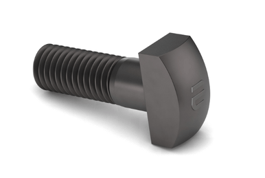 1/2"-13 x 2-1/2" Grade 5 T Head Bolt Plain Finish (50/Pkg)