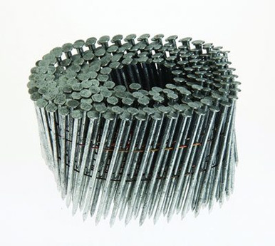 Grip Rite 2" x .092", 15 Degree Wire Weld Round Head Nails, Hot Galvanized, Ring Shank, (1,200/Tub), #GRC6R92HG1