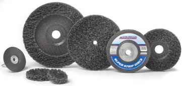 6 X 1/2 Super Strip Discs, Extra Coarse Black (10/Pkg.)