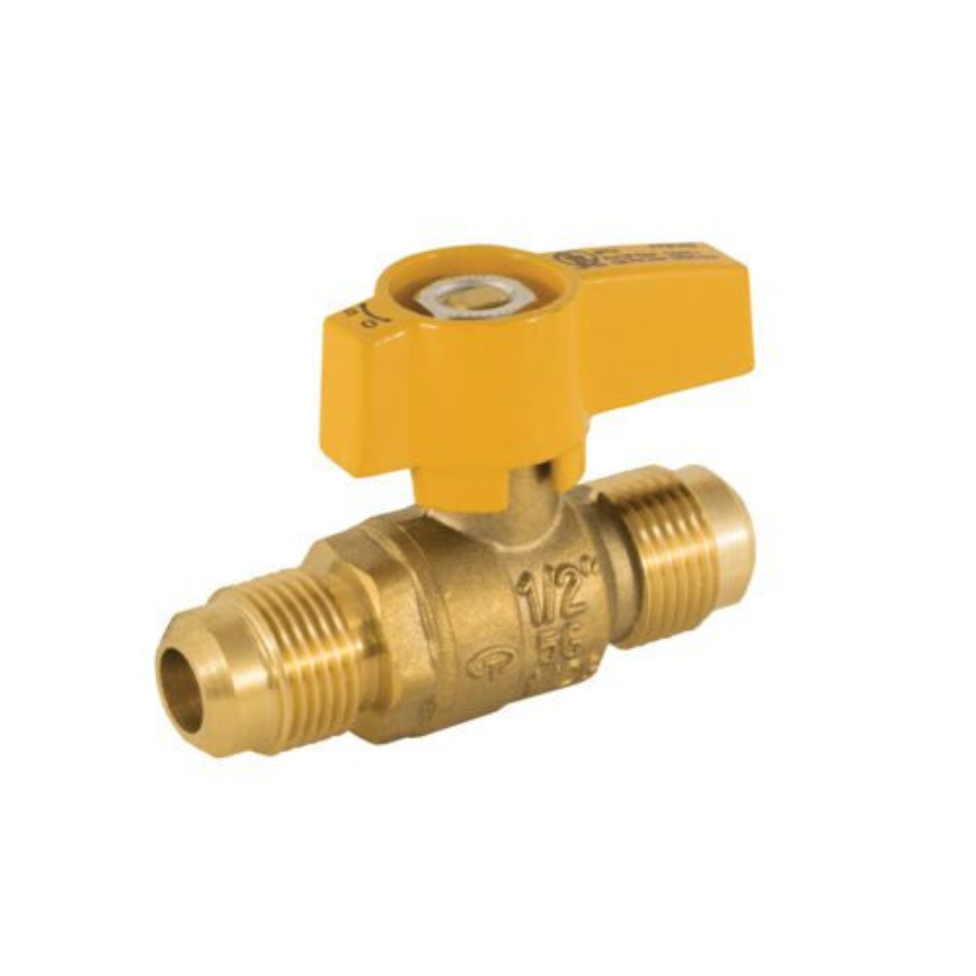 Jomar 102-614 5/8 Inch FL x FL 2 Piece Gas Ball Valve, 600 WOG - Carton of 10