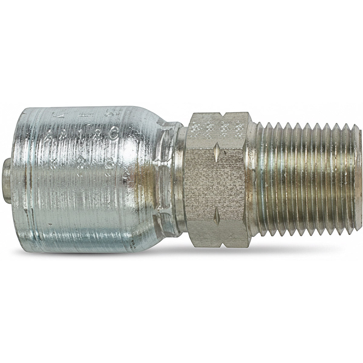 NPT MALE WITH 1/2 INCH THREAD FOR 3/8 INCH HOSE