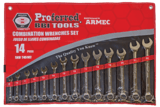 14 Piece (8mm - 22mm) Proferred Combination Wrench Set