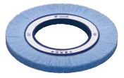 14" Abrasive Nylon Disc Brush, Tufted, .028/120 CeramiX Abrasive Filament, 7/8" A.H. 33950