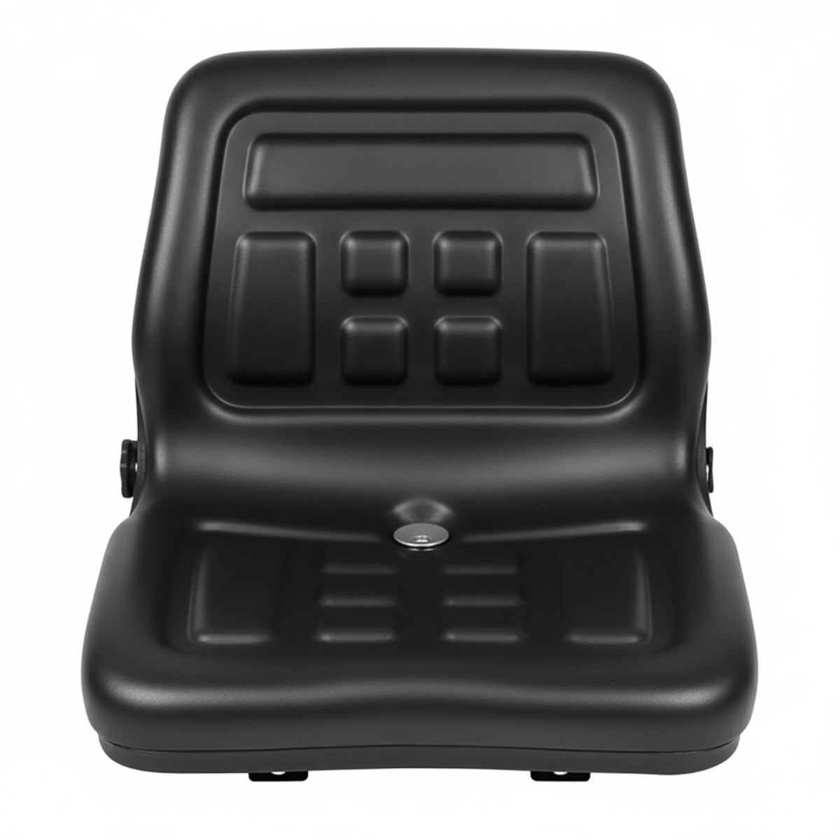 TISCO Compact Tractor Seat with Slide Tracks - Black Vinyl
