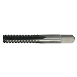 #6-32 HSS Straight Flute Type 25-AG Gold Oxide Bottoming Taps 3F H1 (Qty. 1), Norseman Drill #72803
