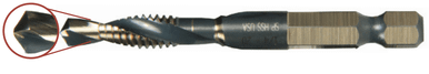 #4-.70Quick Release 1/4" Drill & Tap (Qty. 1), Norseman Drill #85934