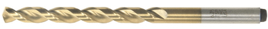 9/32" HSS M42 Cobalt DIN 338 Type XGT-JN Titanium Nitride (10/Pkg.), Norseman Drill #38743