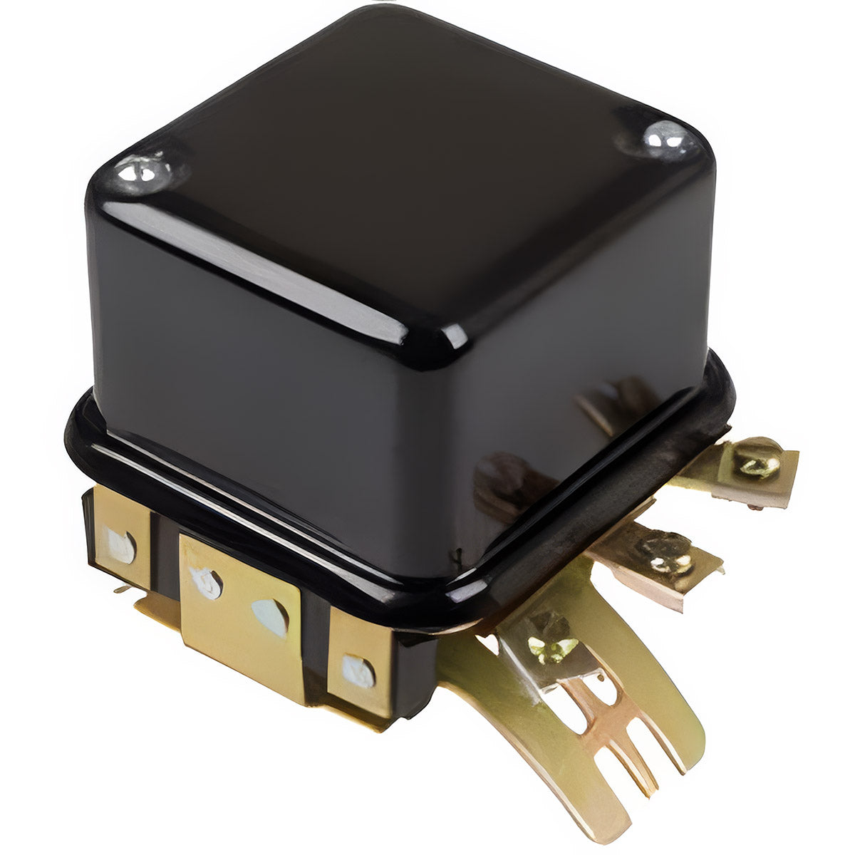 Voltage Regulator - 12-Volt, 4-Terminal, Saddle Mount, Delco Style