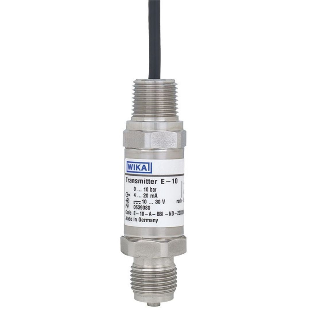 WIKA E-10 Explosion Proof Pressure Transmitter, 1/4 Inch NPT, 4~20 MA, 0-15 PSIG