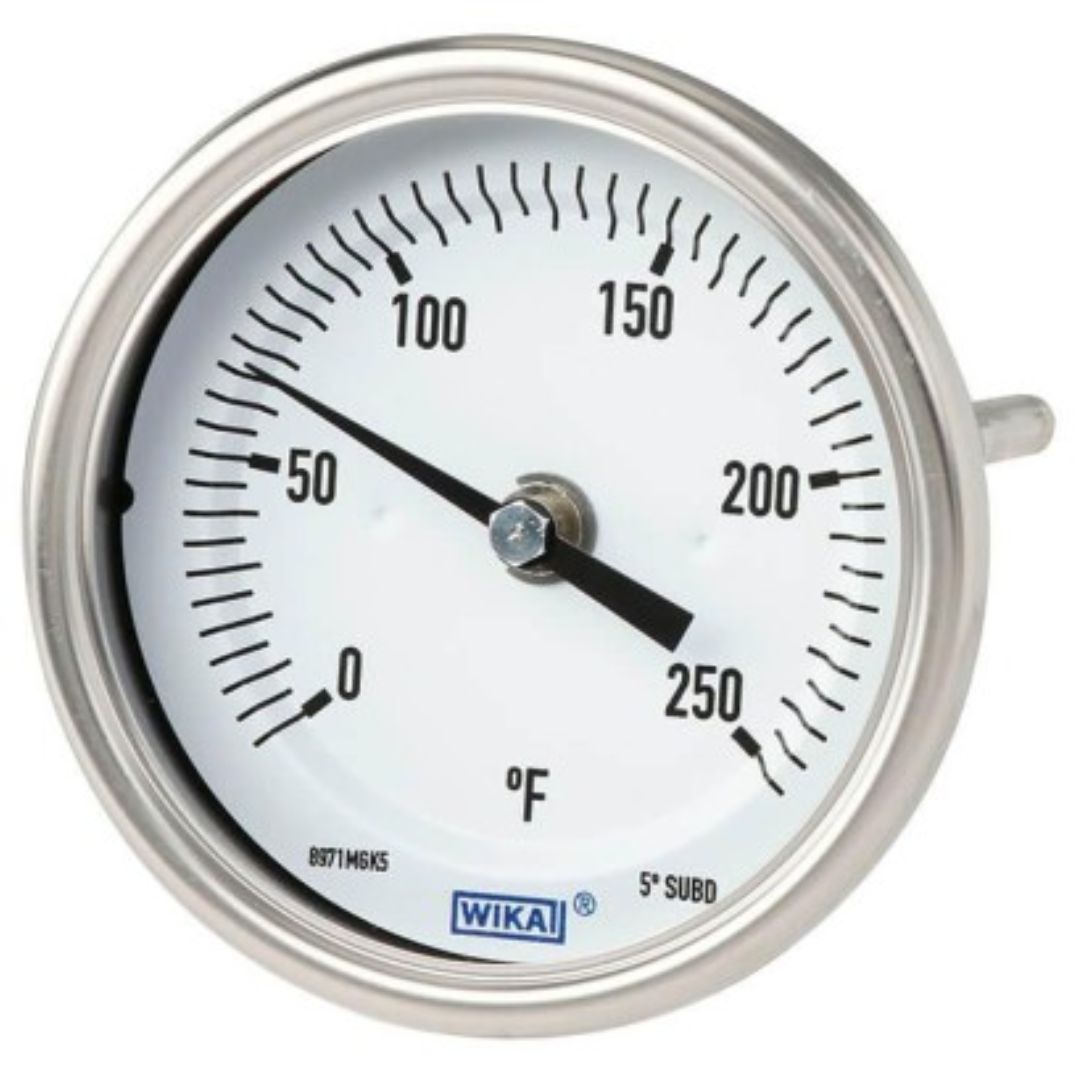 WIKA TG53 5 Inch Temperature Gauge 30-400F