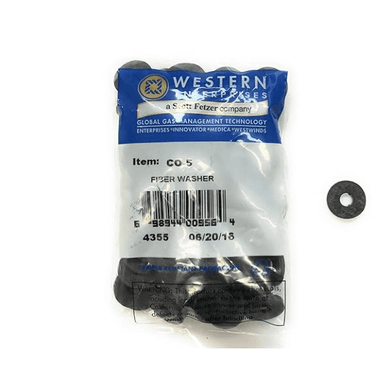 Western Enterprises Regulator Inlet Washers, CO2, Fiber, CGA-320, Flat, 100/BX, #CO5