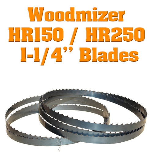 1-1/4" blades for Woodmizer HR150 and HR250 resaws