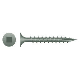 Strongpoint #6 x 2" Square Bugle Head Screws, Coarse Thread, Type 17, W.A.R. Coated (3500/Bulk Pkg)