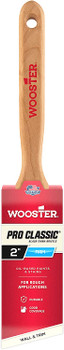 Wooster Genuine 2" Pro Classic Black China Bristle Angle Sash Paintbrush # Z1293-2