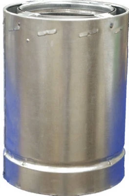 Triple Wall Chimney Pipe, All Fuel, Class A, 6-In.