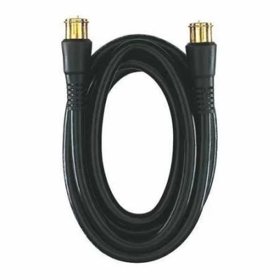 RG6 Coaxial Cable, Black, 3 Ft.