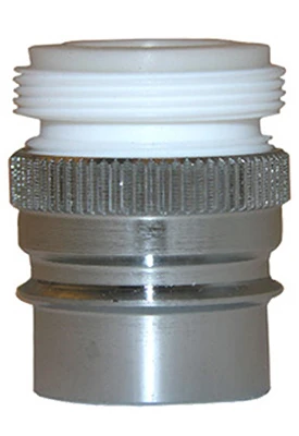 Snap Nipple With Aerator, Dual-Thread, Short Pattern