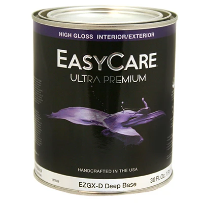 Ultra Premium Interior/Exterior Paint, High Gloss Deep Base, Qt.