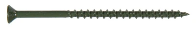 Deck Plus Exterior Ceramic Wood & Deck Screws, Green, #10 x 2.5-In., 25-Lbs.