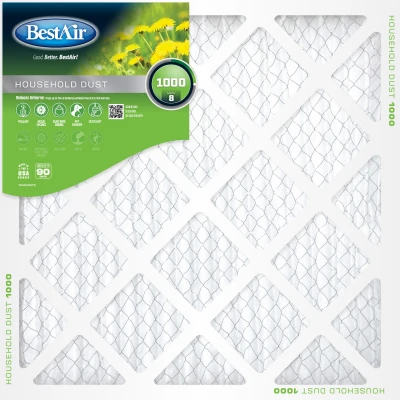 22x24 x 1 In. Pleated Air Filter, MERV 8, 90 Days