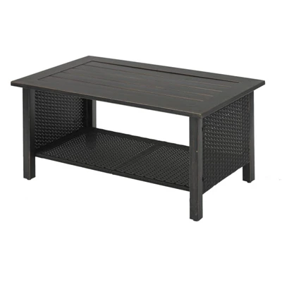 Siesta Key Coffee Table, 38.39 x 23.62 x 17.72-In.