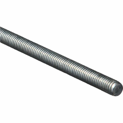 Coarse Threaded T-Rod, Galvanized, 13 TPI, 1/2 x 36 In.