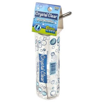 Crystal Clear Pet Bottle, Attaches to Cage, 16-oz.