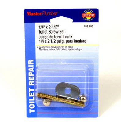 1/4 x 2-1/2-Inch Steel Toilet Screw