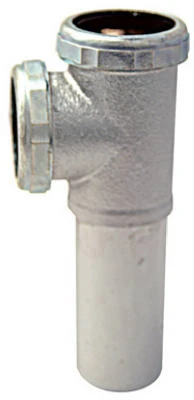 1-1/2-Inch O.D. Tube Slip Joint Kitchen Drain End Outlet Tee/Tailpiece