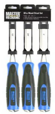 3-Pc. Bi-Material Wood Chisel Set