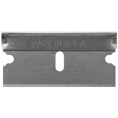 .009-inch Single Edge Razor Blades, 100-pk, High Carbon Steel, Usa Made