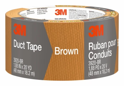 Scotch Heavy‑Duty Brown Duct Tape – 20 yd, Polyethylene‑Coated Cloth