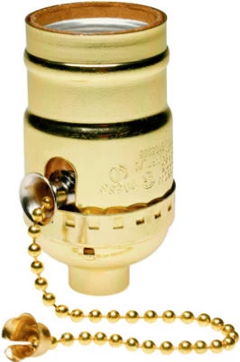 Pass & Seymour Incandescent Medium Base Metal Shell Lampholder, 660-Watt, 250-Volt
