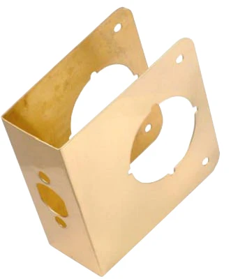 Stainless Steel Door Reinforcer, 4-1/2 x 1-3/4 In. Thick