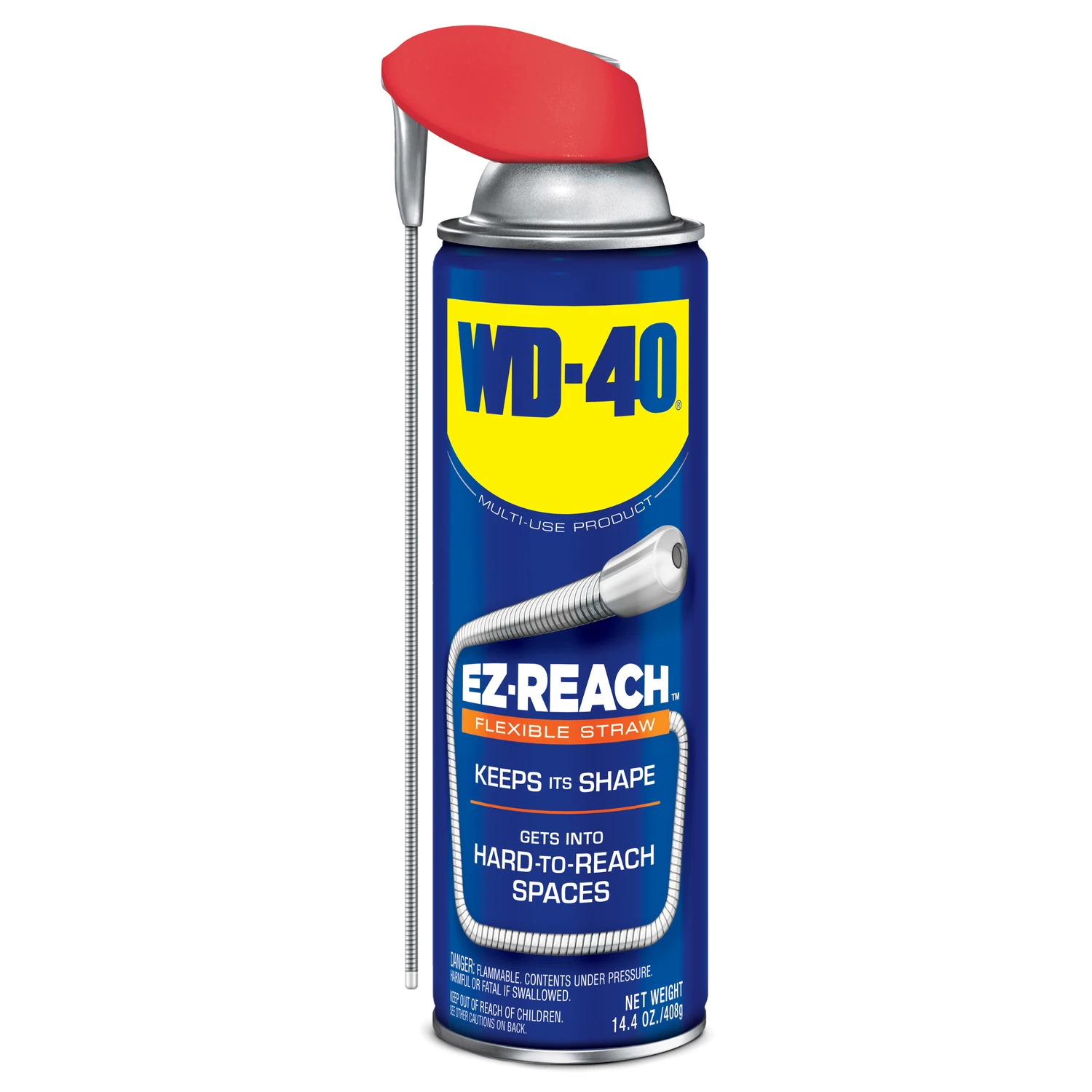 Multi-Use Lubricant Spray, EZ Reach Flexible Straw, 14.4 oz.