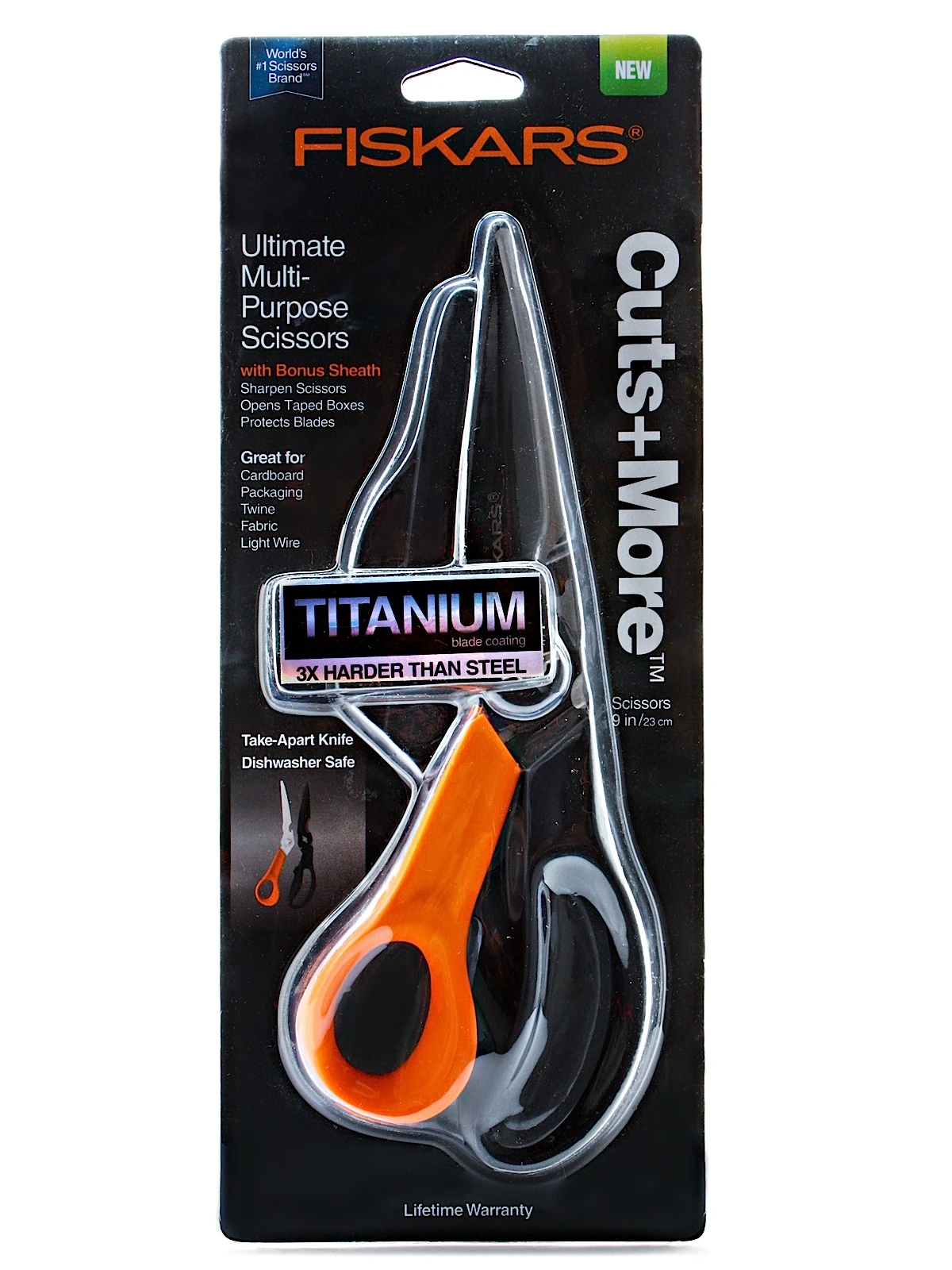 Cuts+More 5-In-1 Scissors, 9-In.