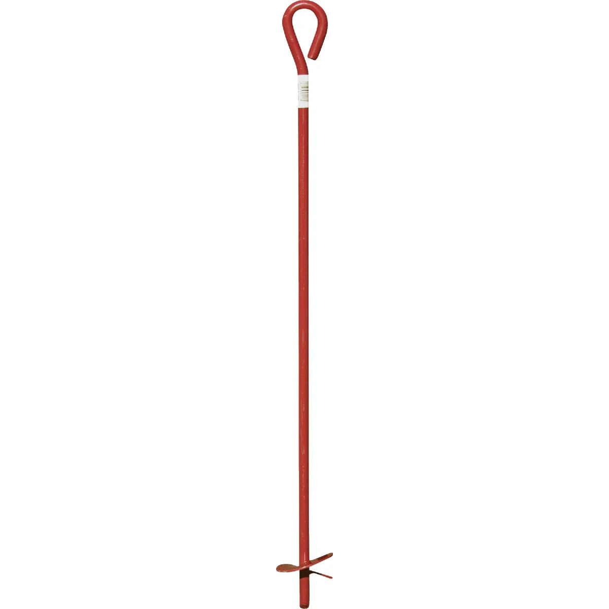 Earth Anchor, Red, 3 x 30 In.