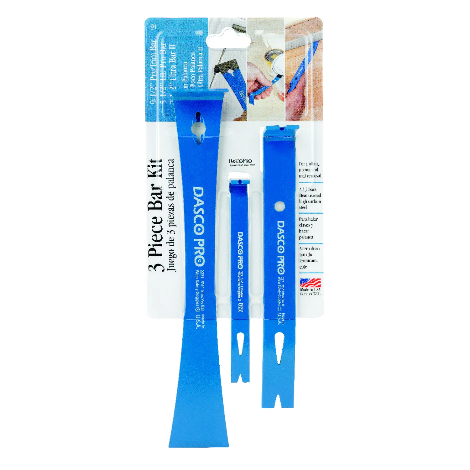 3-Pc. Scraper/Pry Bar Kit