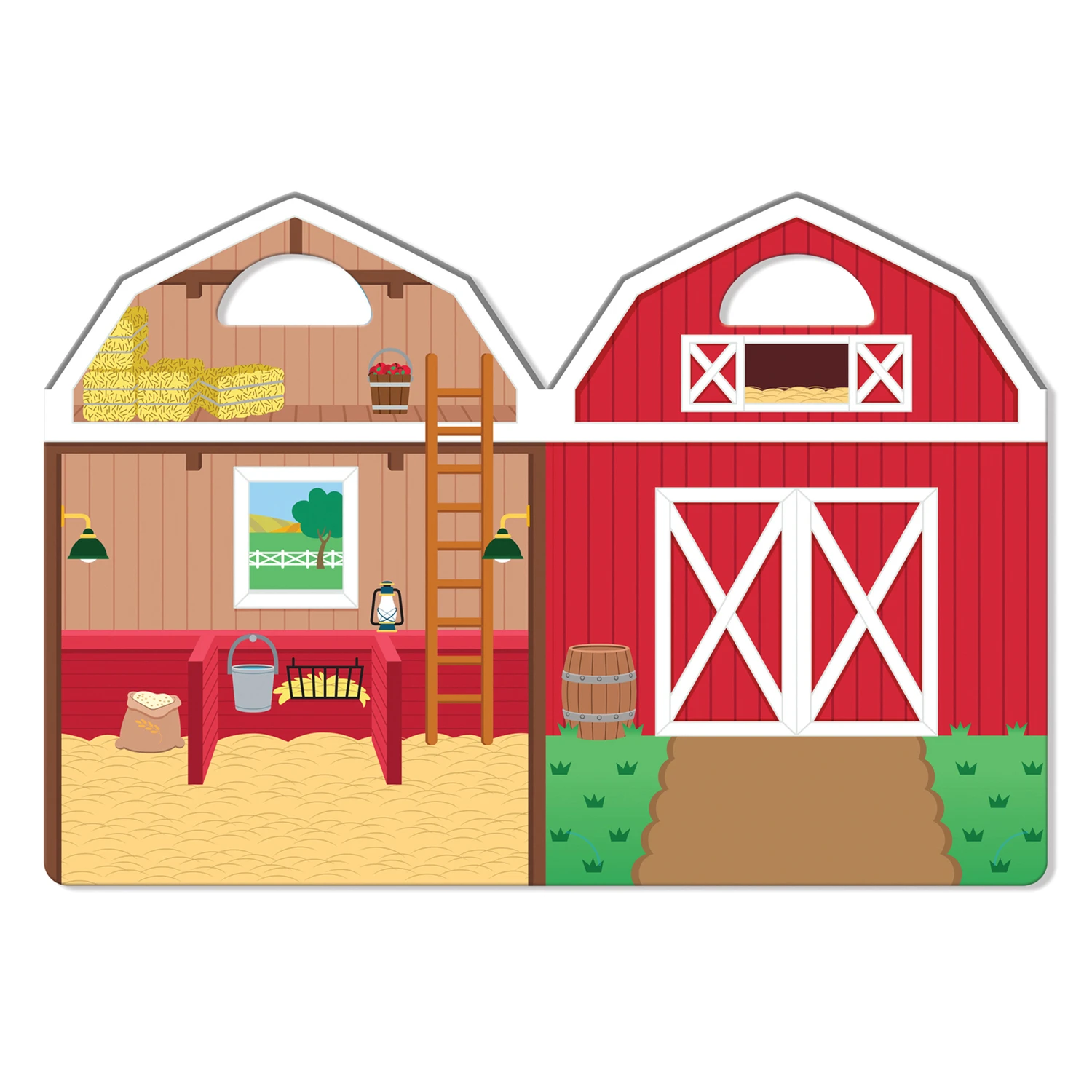 Farm Reusable Puffy Sticker Play Set
