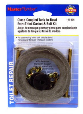 Double Seal Bolt Kit - Tank-to-bowl Gasket And Bolt Kit With Steel Nuts And Washers