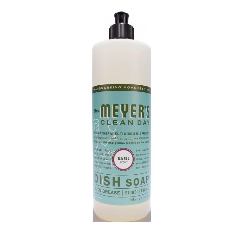 Basil Scent Liquid Dish Soap, 16 oz.