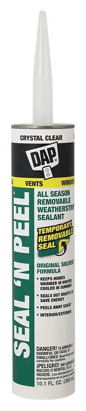 Seal 'N Peel Removable Caulk, 10.1-oz.